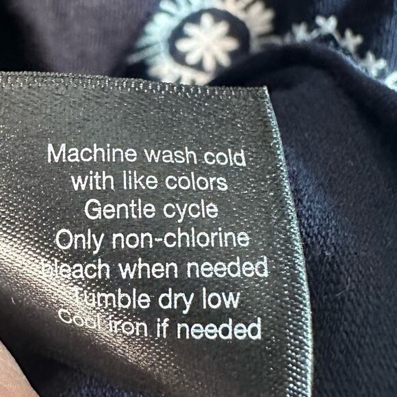 Lane Bryant off the shoulder embroidered blouse navy feminine bohemian plus size - Picture 8 of 12